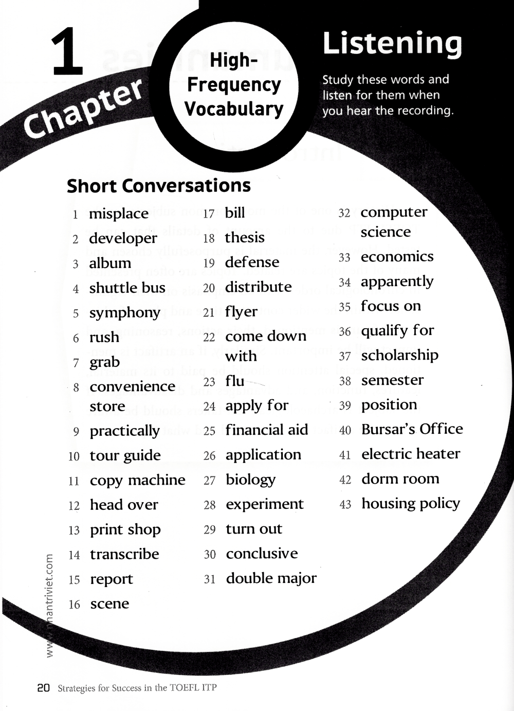 strategies for sucess in the toefl itp (kèm cd)
