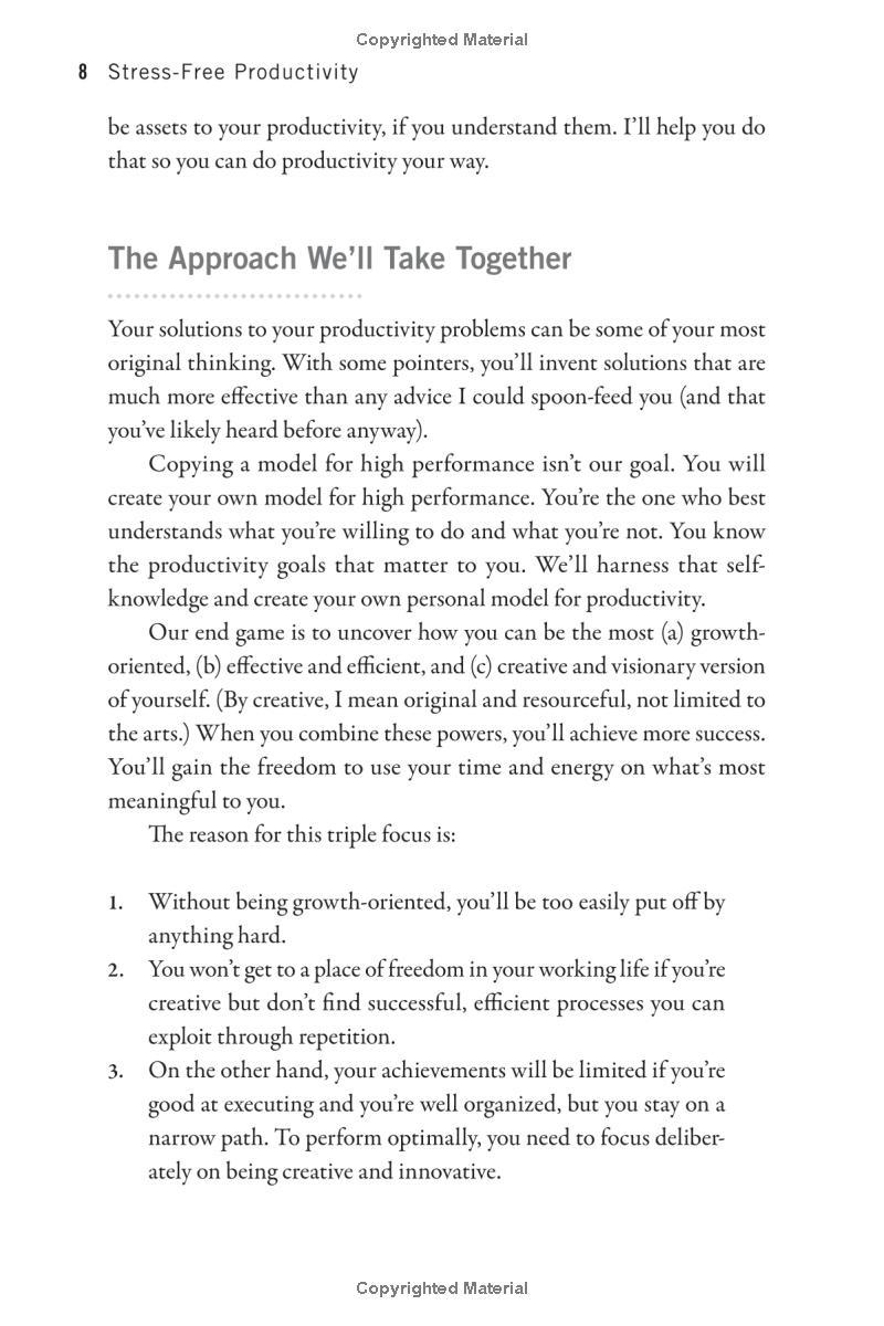 stress-free productivity: a personalised toolkit to become your most efficient, creative self
