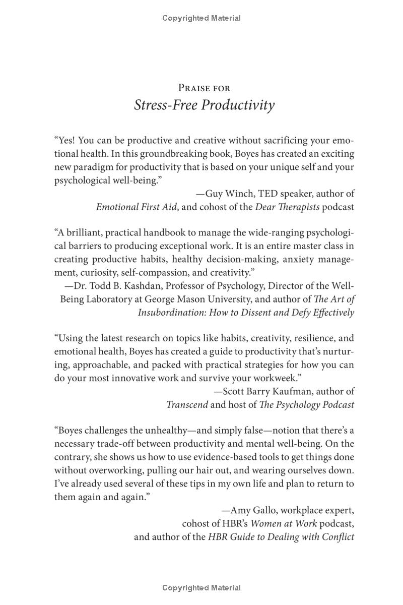 stress-free productivity: a personalised toolkit to become your most efficient, creative self