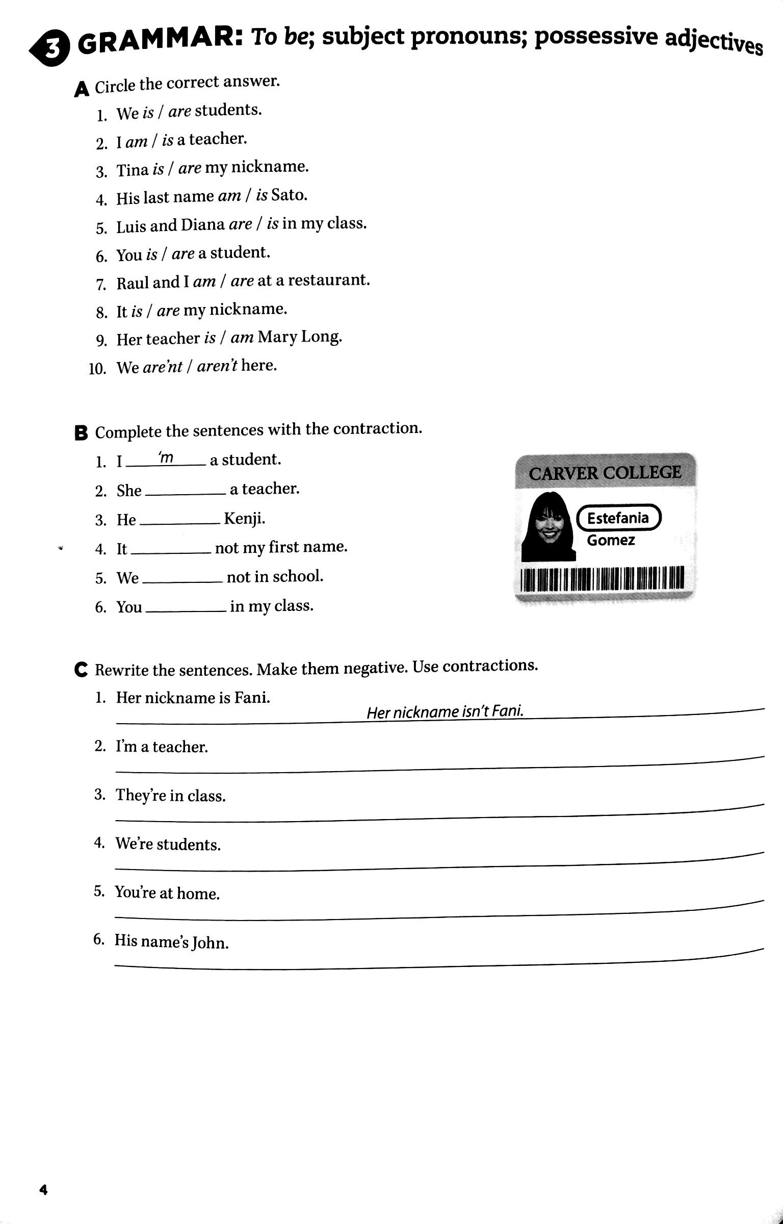 stretch starter: workbook