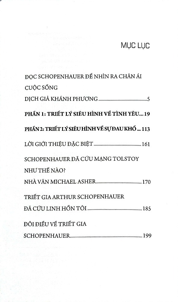 sự đau khổ của tình yêu và sự sống