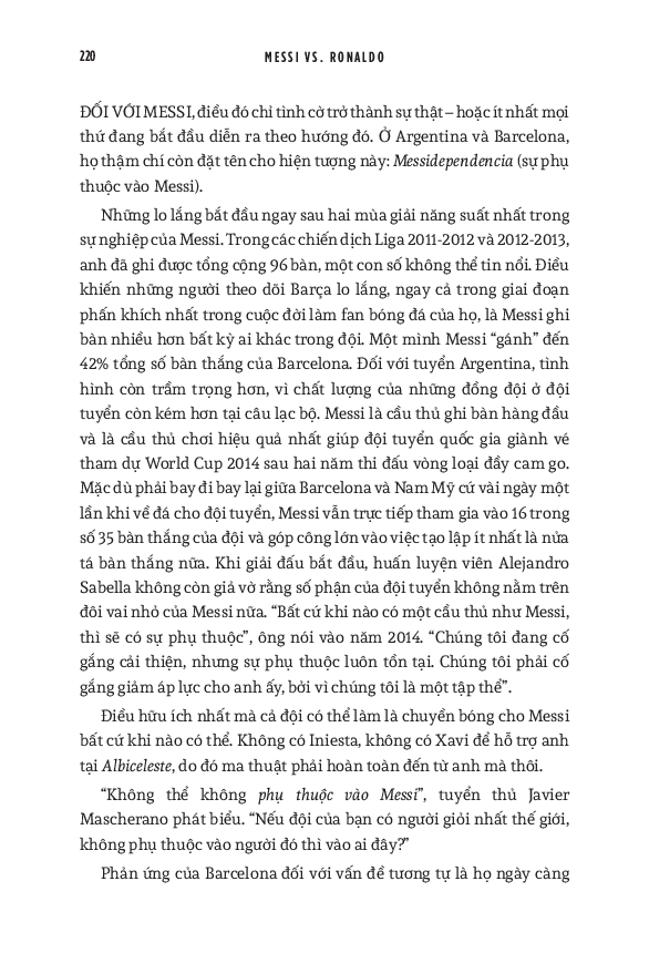 sự đối đầu của hai cầu thủ vĩ đại và kỷ nguyên tái tạo bóng đá thế giới - messi vs. ronaldo