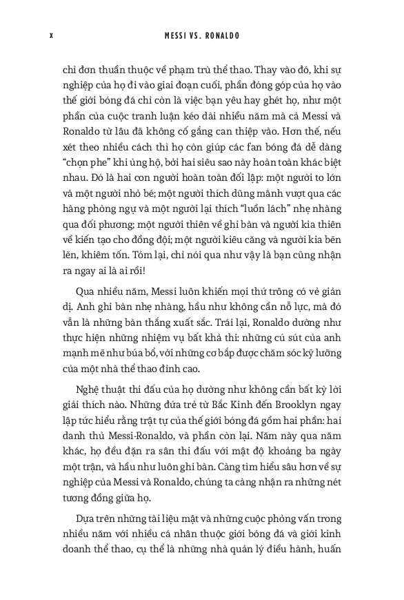 sự đối đầu của hai cầu thủ vĩ đại và kỷ nguyên tái tạo bóng đá thế giới - messi vs. ronaldo