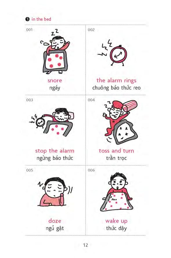 sử dụng tiếng anh trong sinh hoạt thường ngày từ sáng đến tối