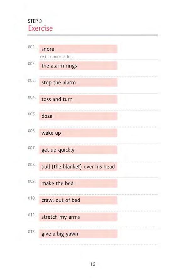 sử dụng tiếng anh trong sinh hoạt thường ngày từ sáng đến tối