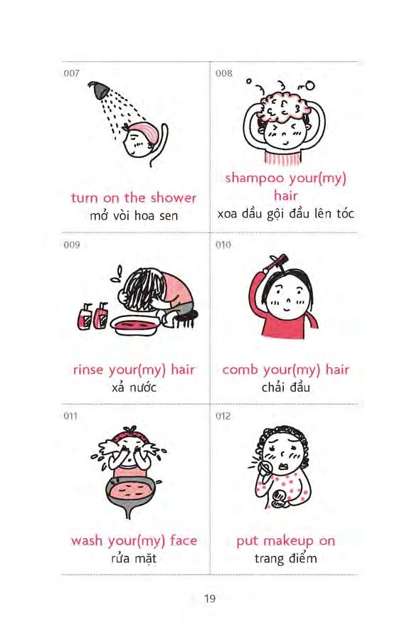 sử dụng tiếng anh trong sinh hoạt thường ngày từ sáng đến tối