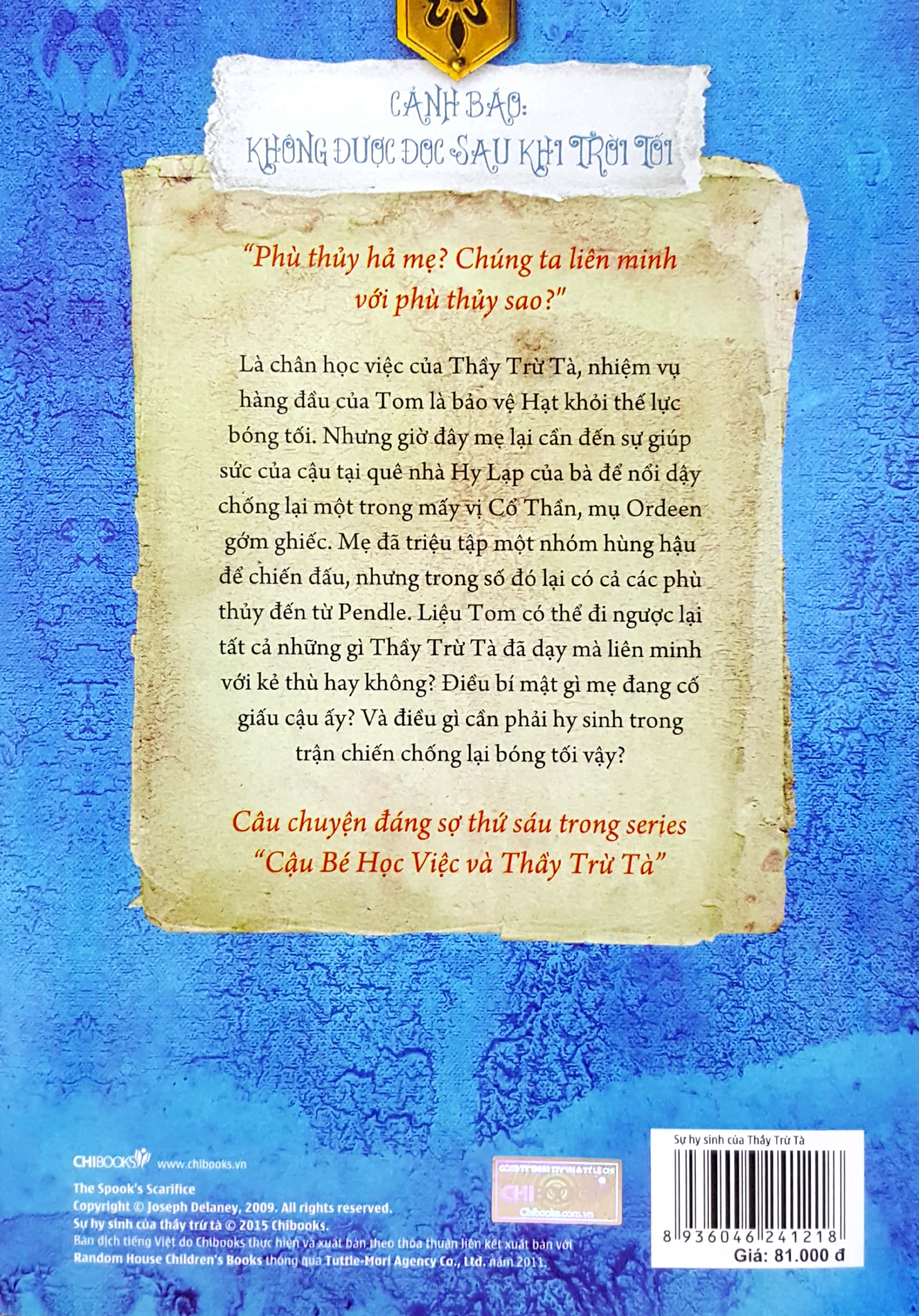 sự hy sinh của thầy trừ tà