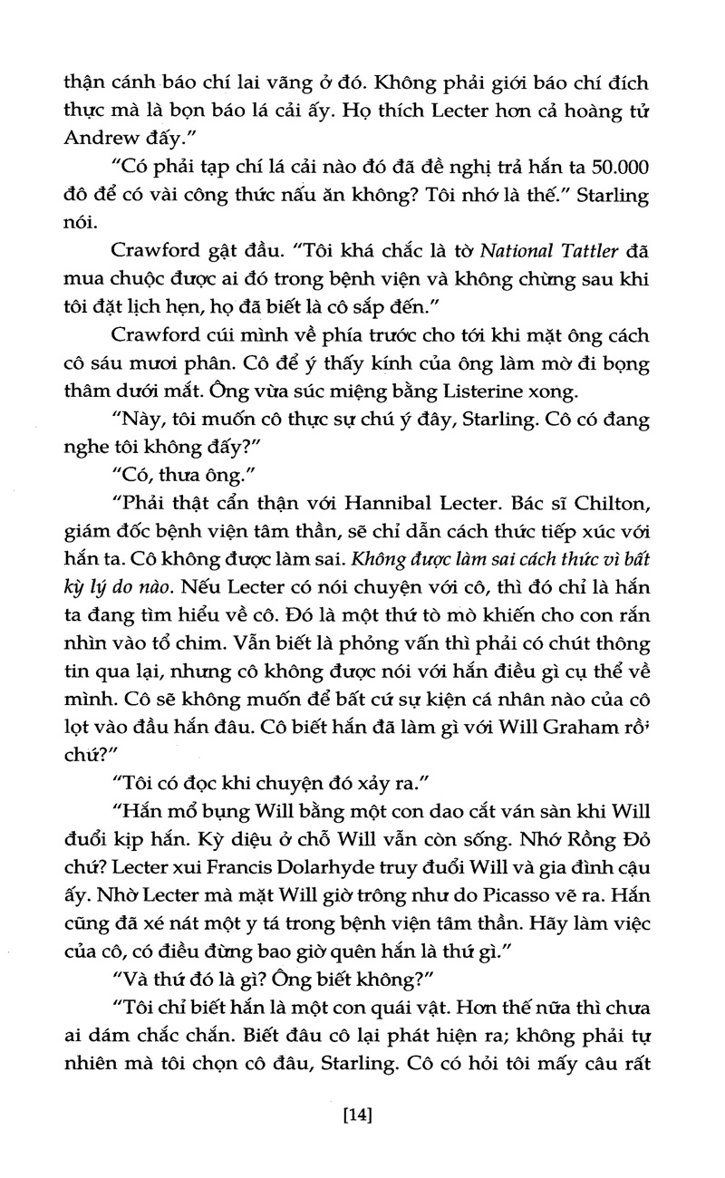 sự im lặng của bầy cừu (tái bản 2019)