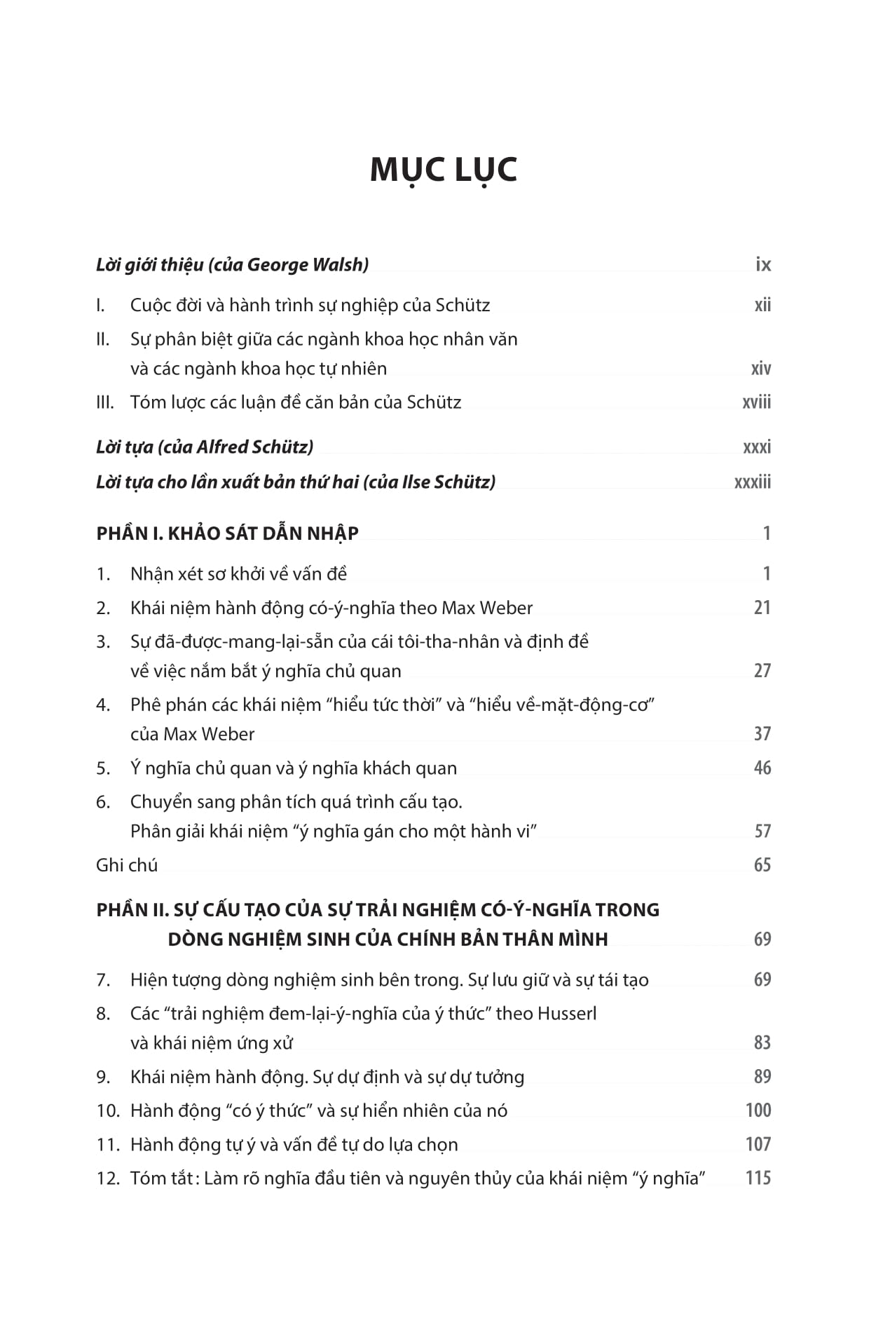 Su Kien Tao Y Nghia Cua The Gioi Xa Hoi - Der Sinnhafte Aufbau Der Sozialen Welt