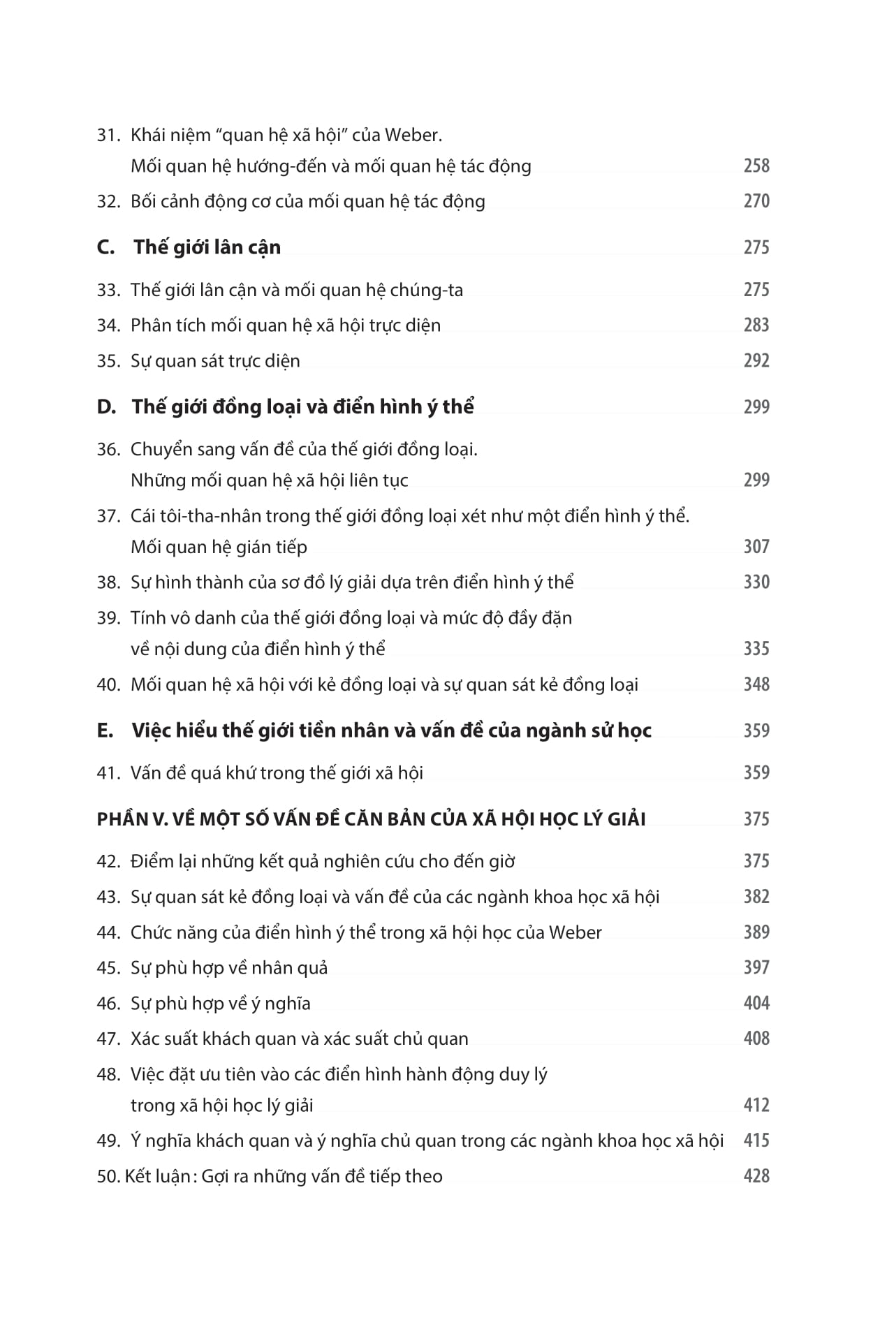 Su Kien Tao Y Nghia Cua The Gioi Xa Hoi - Der Sinnhafte Aufbau Der Sozialen Welt