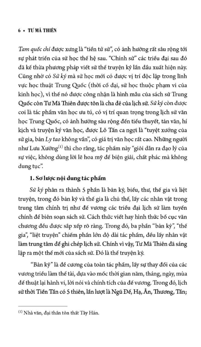 sử ký bản kỷ - bìa cứng