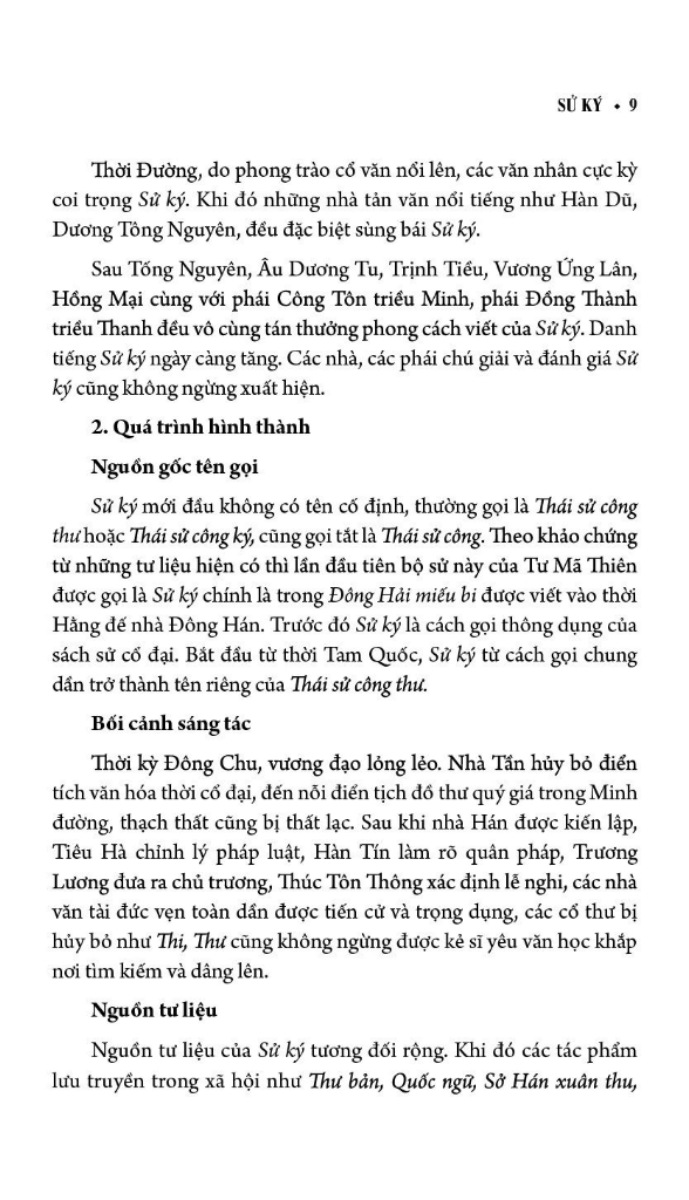 sử ký bản kỷ - bìa cứng