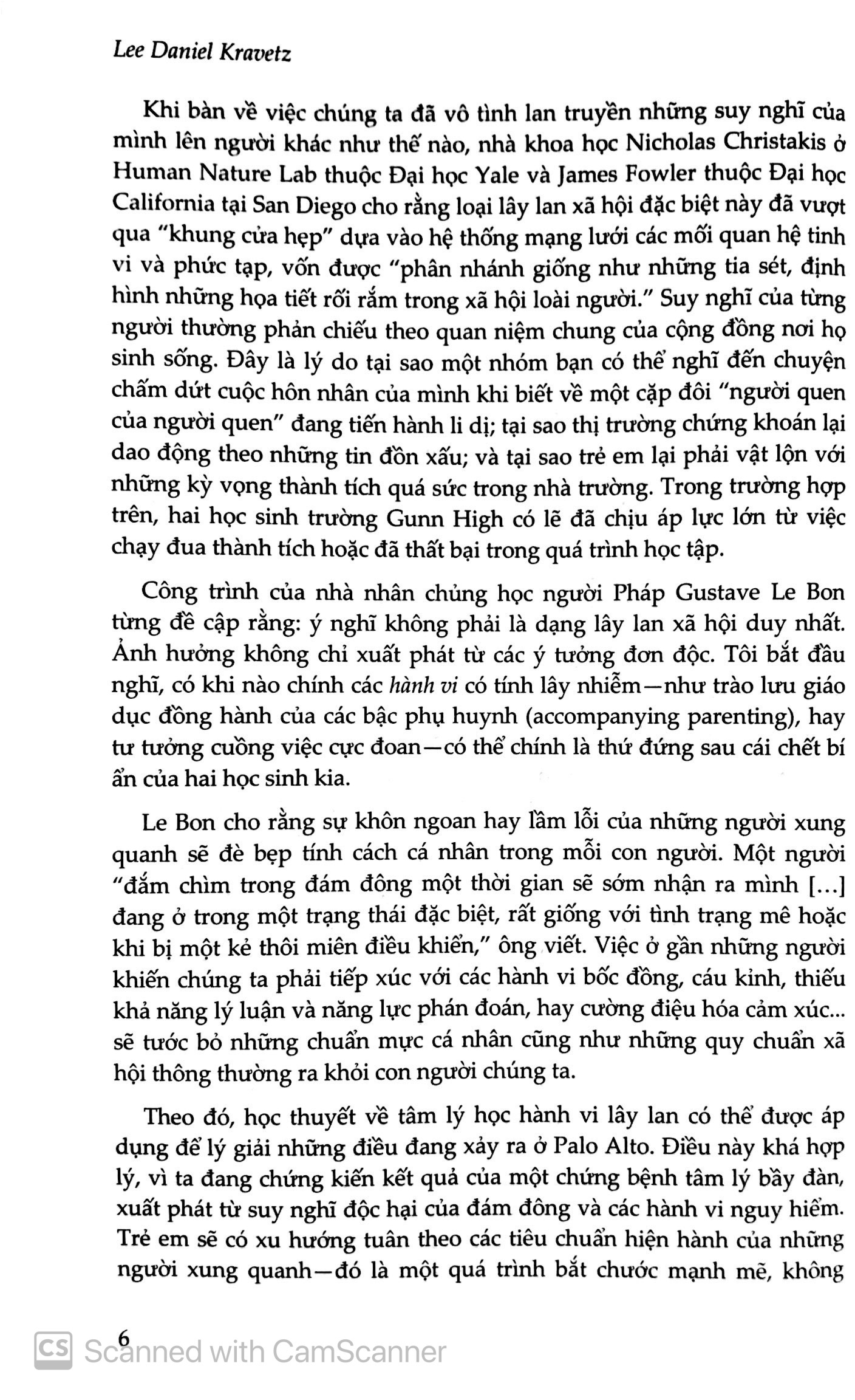 sự lây lan kỳ lạ