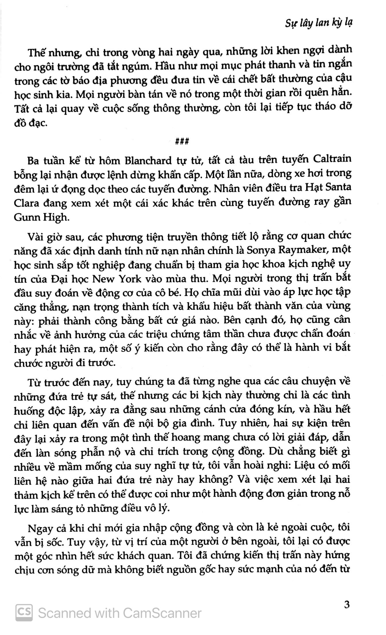 sự lây lan kỳ lạ