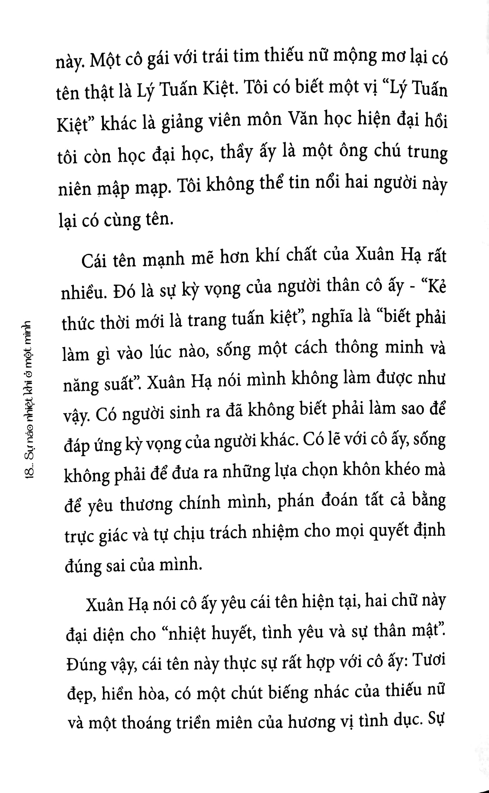 sự náo nhiệt khi ở một mình