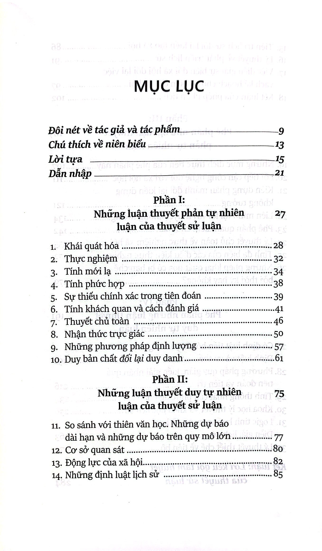 sự nghèo nàn của thuyết sử luận - the poverty of historicism