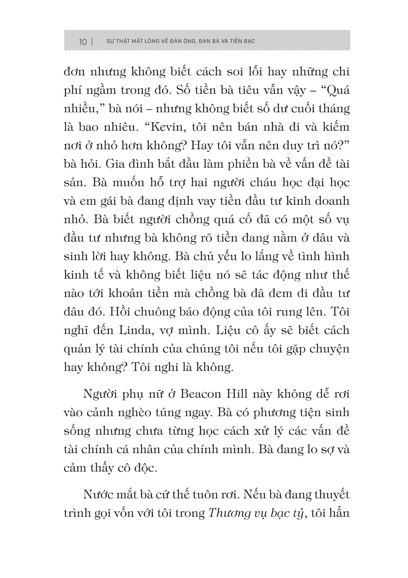 sự thật mất lòng về đàn ông đàn bà và tiền bạc