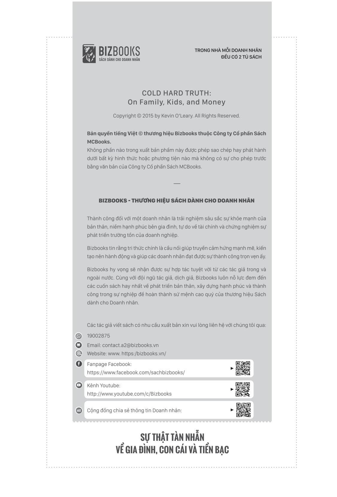 sự thật tàn nhẫn về gia đình, con cái và tiền bạc