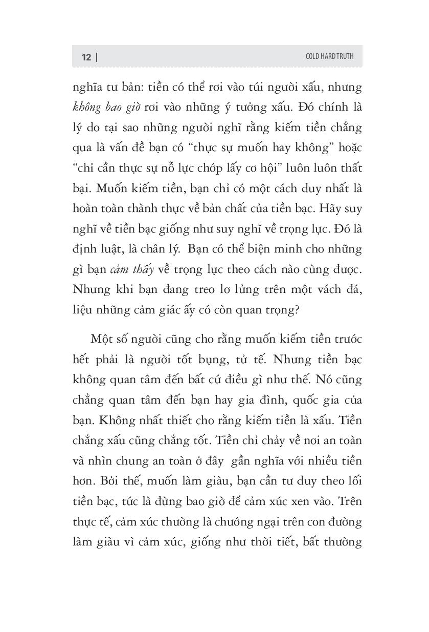 sự thật trần trụi về kinh doanh, cuộc sống và tiền bạc