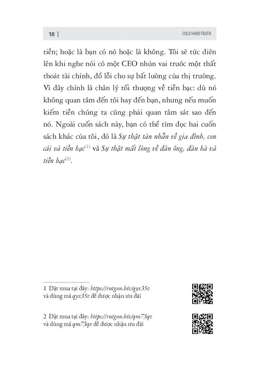 sự thật trần trụi về kinh doanh, cuộc sống và tiền bạc