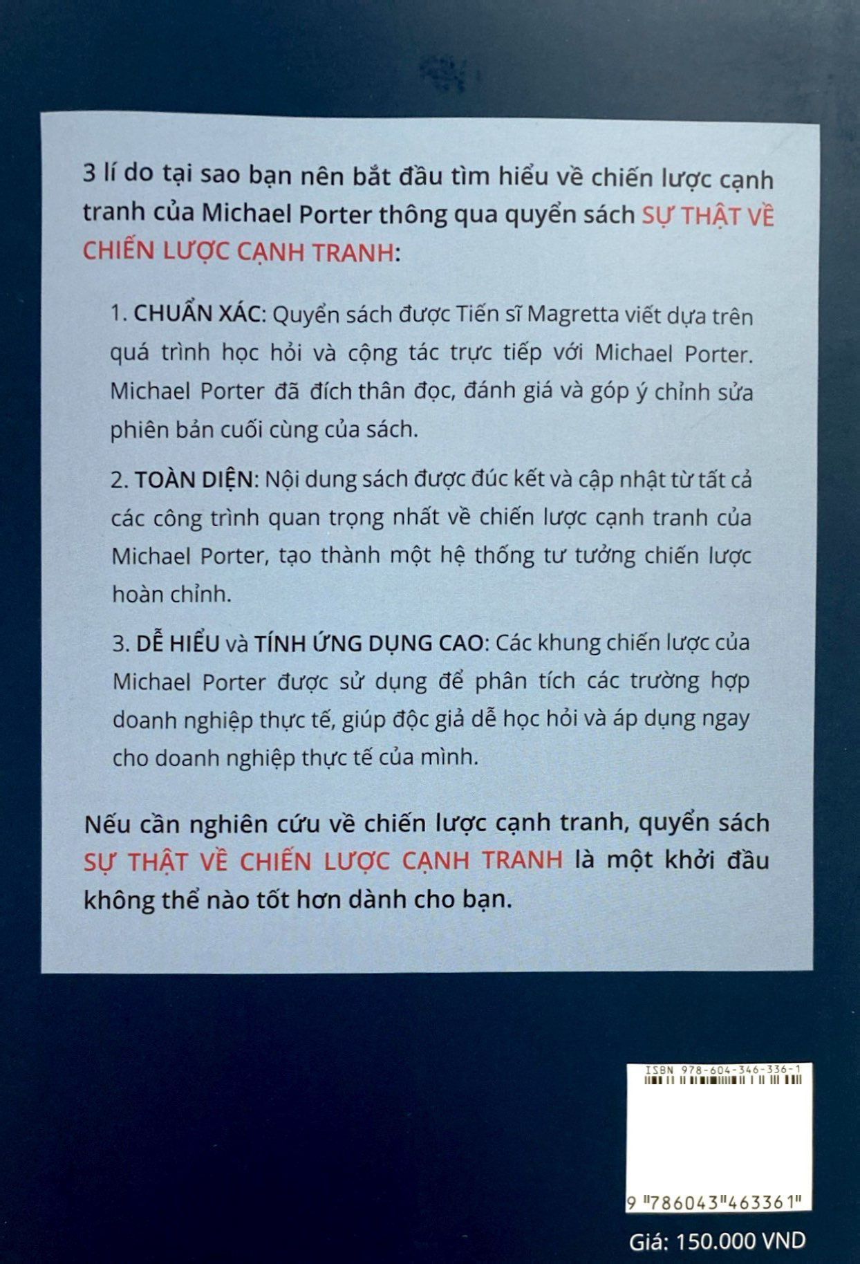 sự thật về chiến lược cạnh tranh (tái bản 2024)