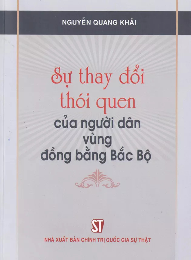 sự thay đổi thói quen của người dân vùng đồng bằng bắc bộ