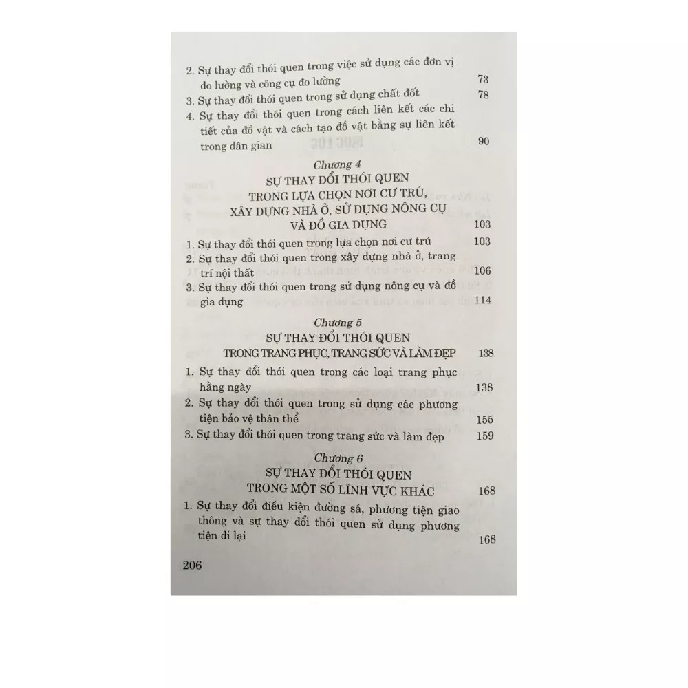 sự thay đổi thói quen của người dân vùng đồng bằng bắc bộ