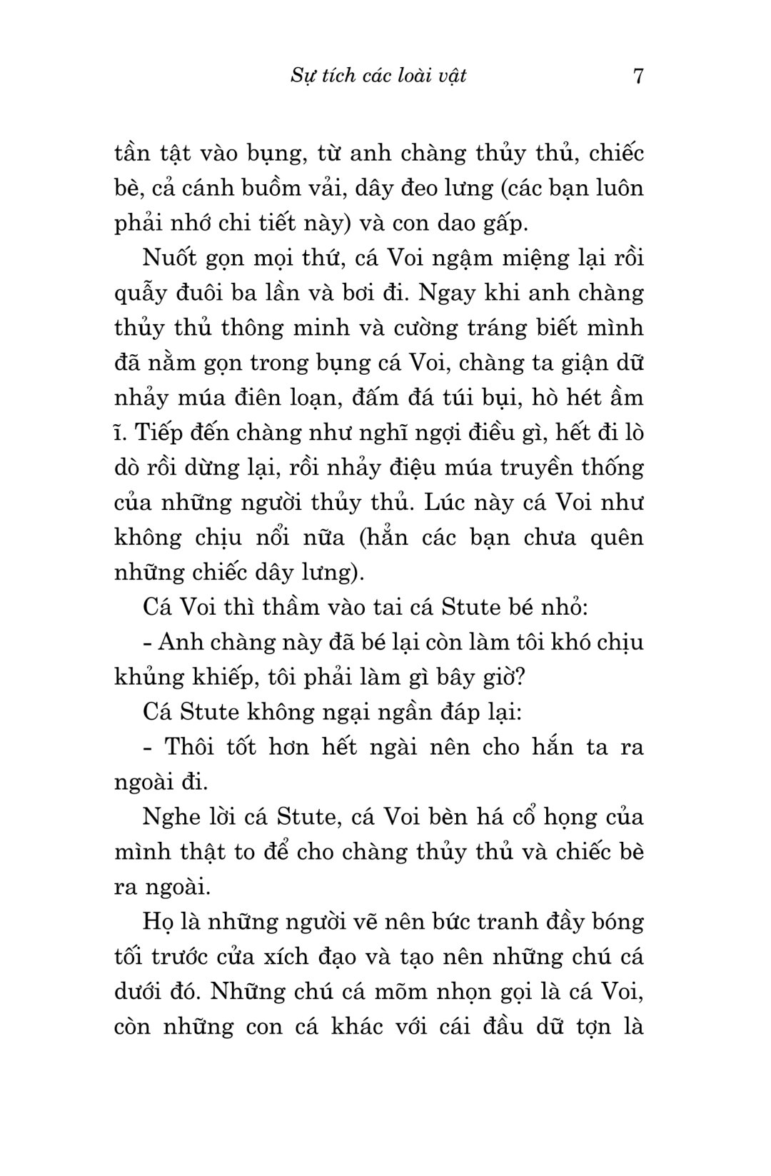 sự tích các loài vật