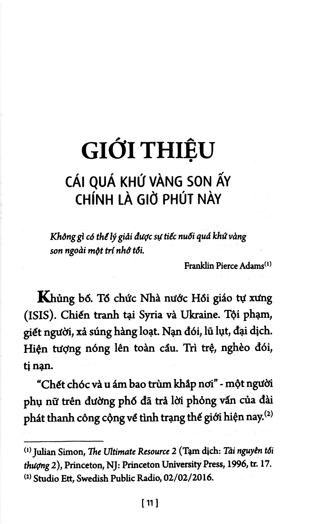 sự tiến bộ - 10 lý do để hướng tới tương lai