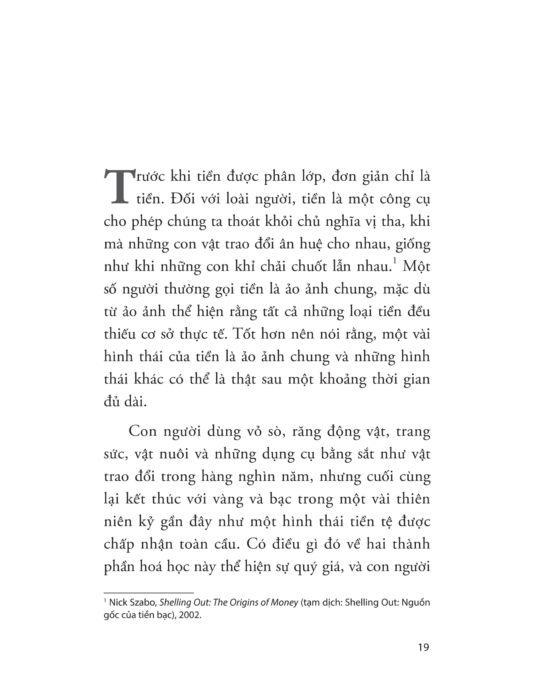 sự tiến hóa của tiền tệ