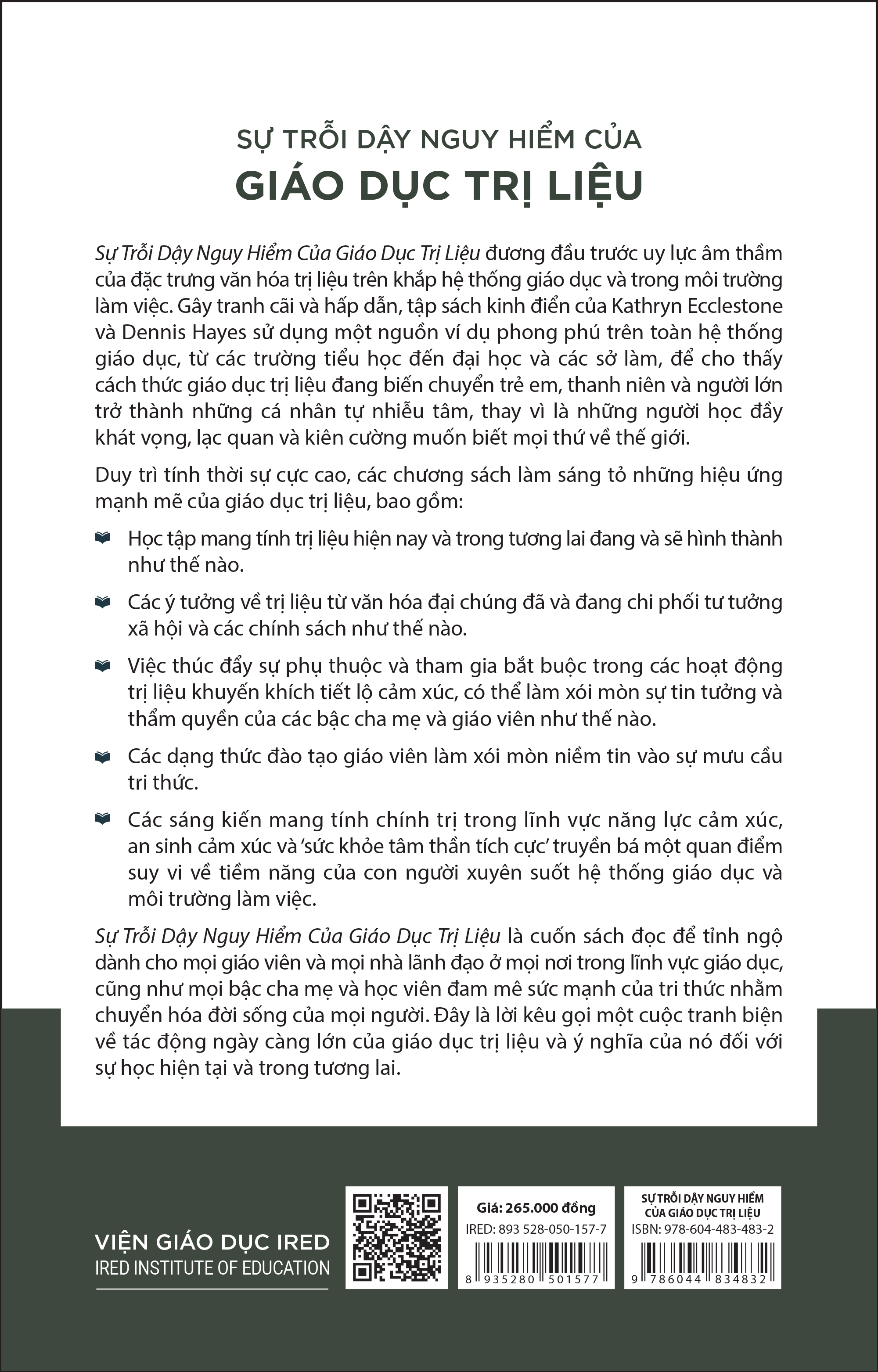 sự trỗi dậy nguy hiểm của giáo dục trị liệu