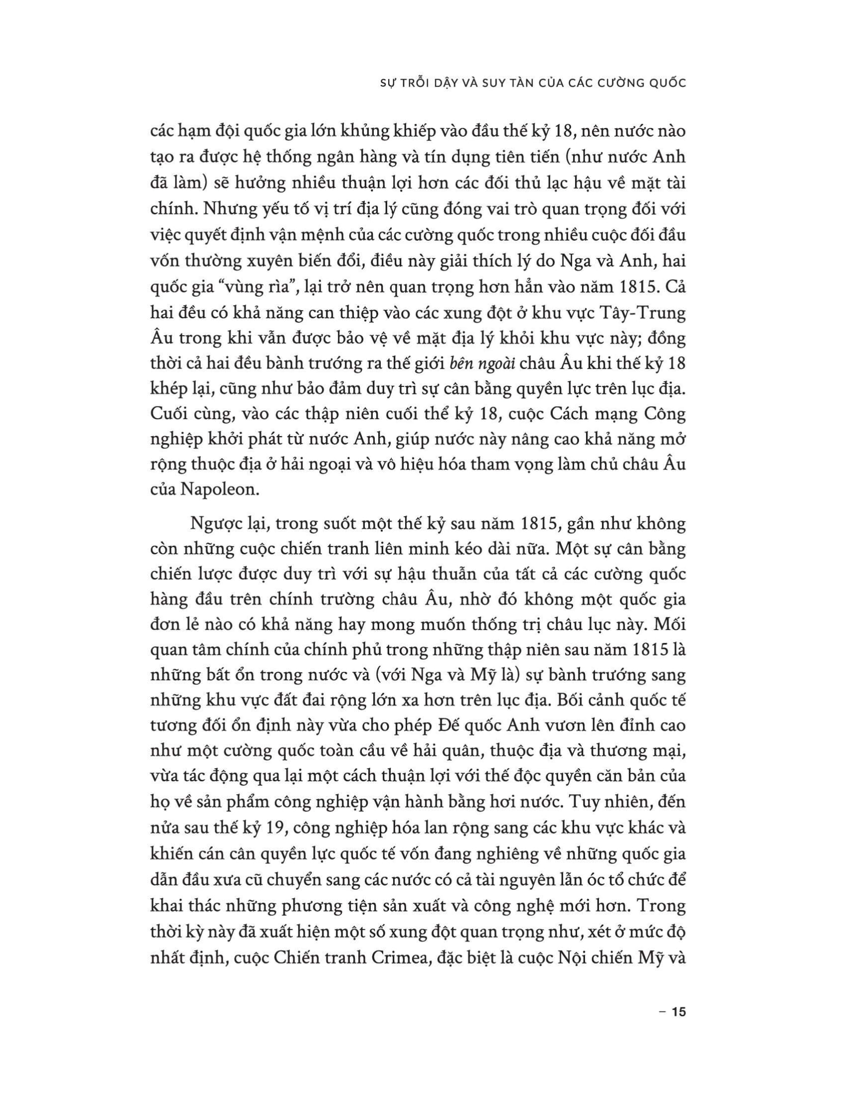 sự trỗi dậy và suy tàn của các cường quốc (tái bản 2022)