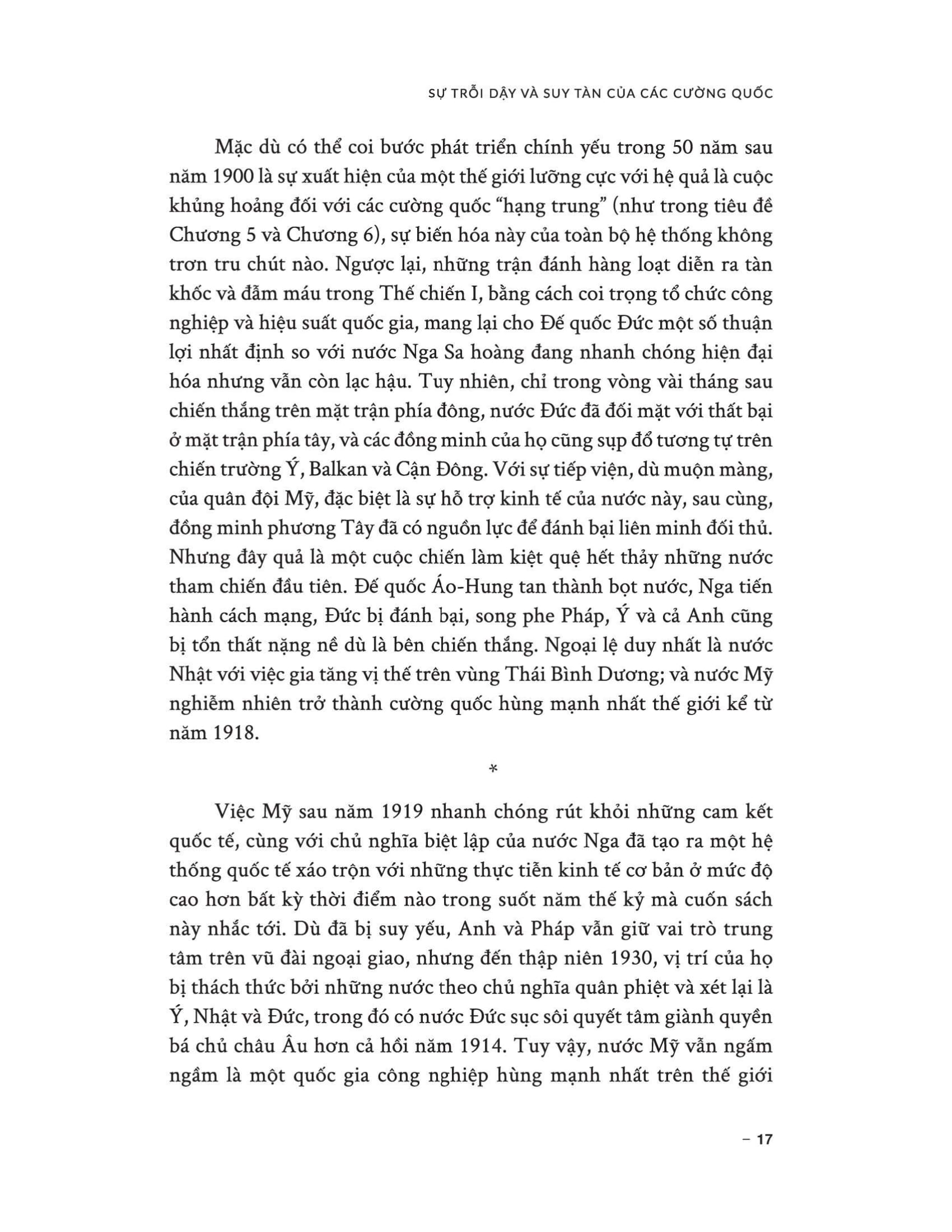 sự trỗi dậy và suy tàn của các cường quốc (tái bản 2022)