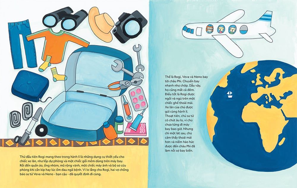 sư tử rogi du ngoạn châu phi