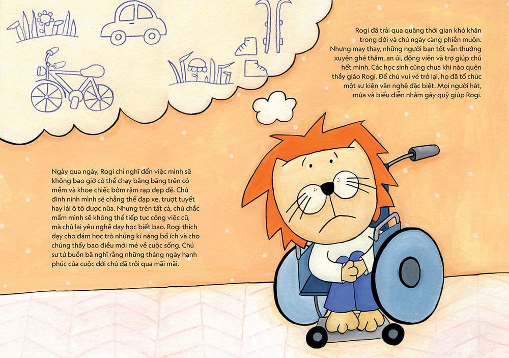 sư tử rogi tìm lại hạnh phúc