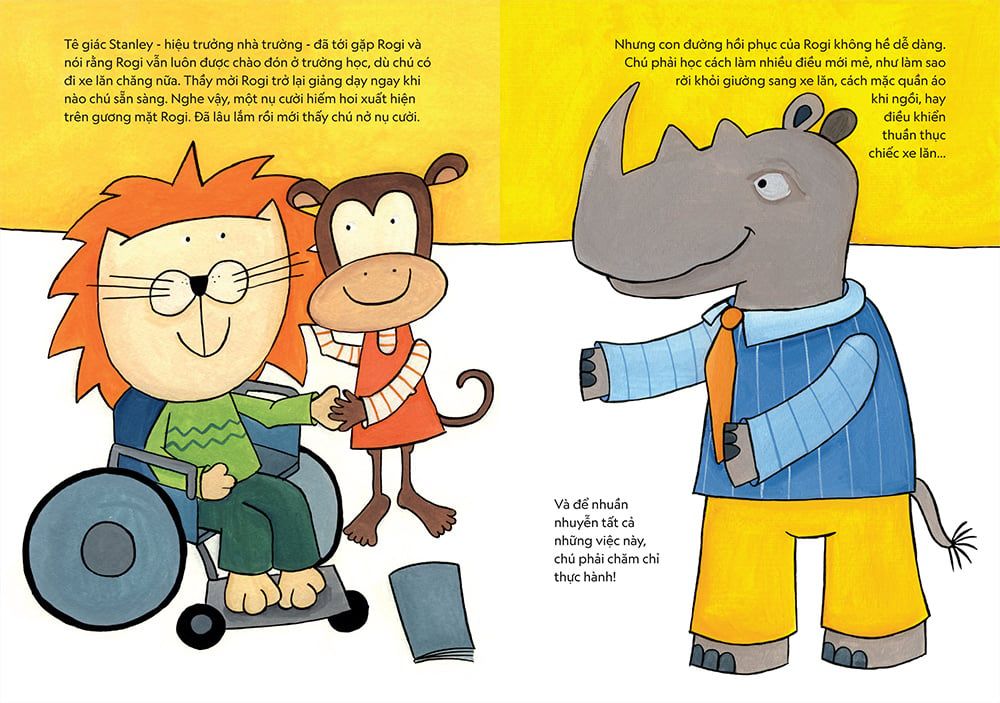 sư tử rogi tìm lại hạnh phúc