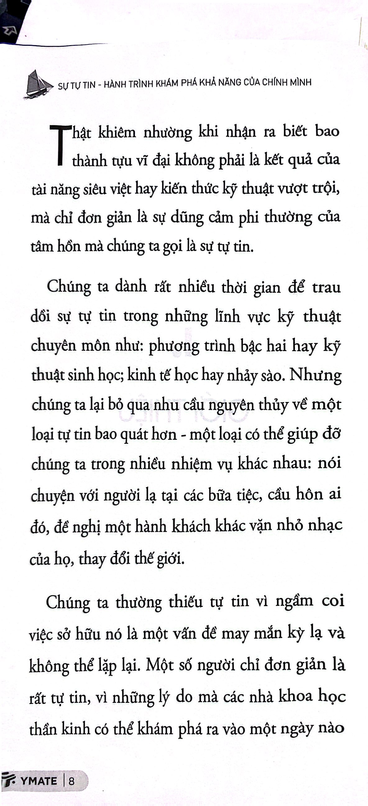 sự tự tin - hành trình khám phá khả năng của chính mình