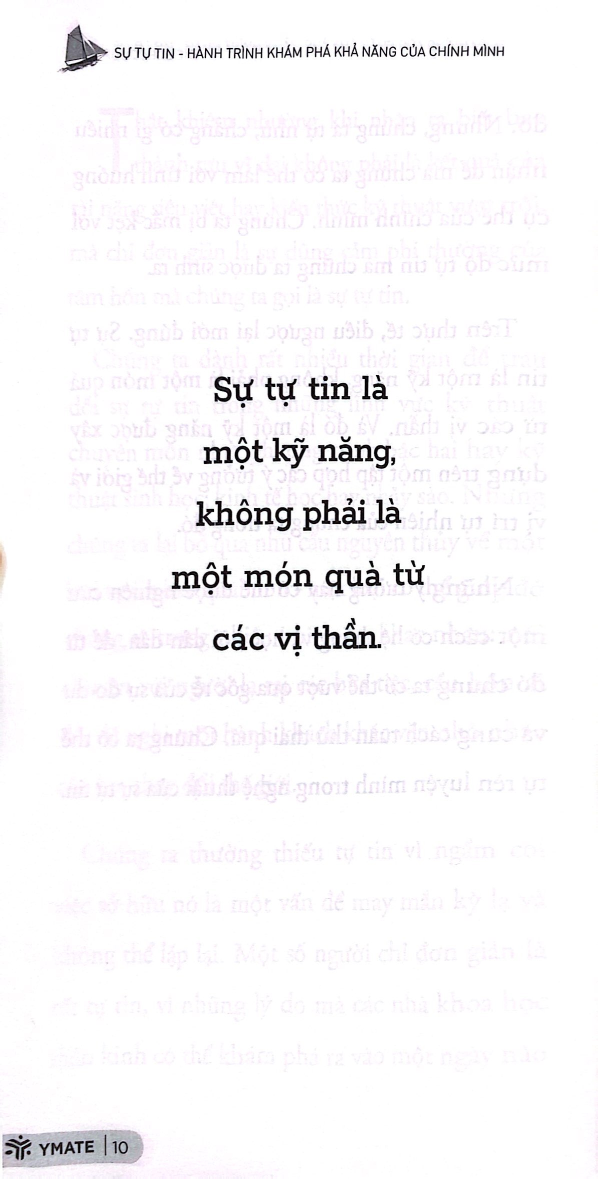 sự tự tin - hành trình khám phá khả năng của chính mình