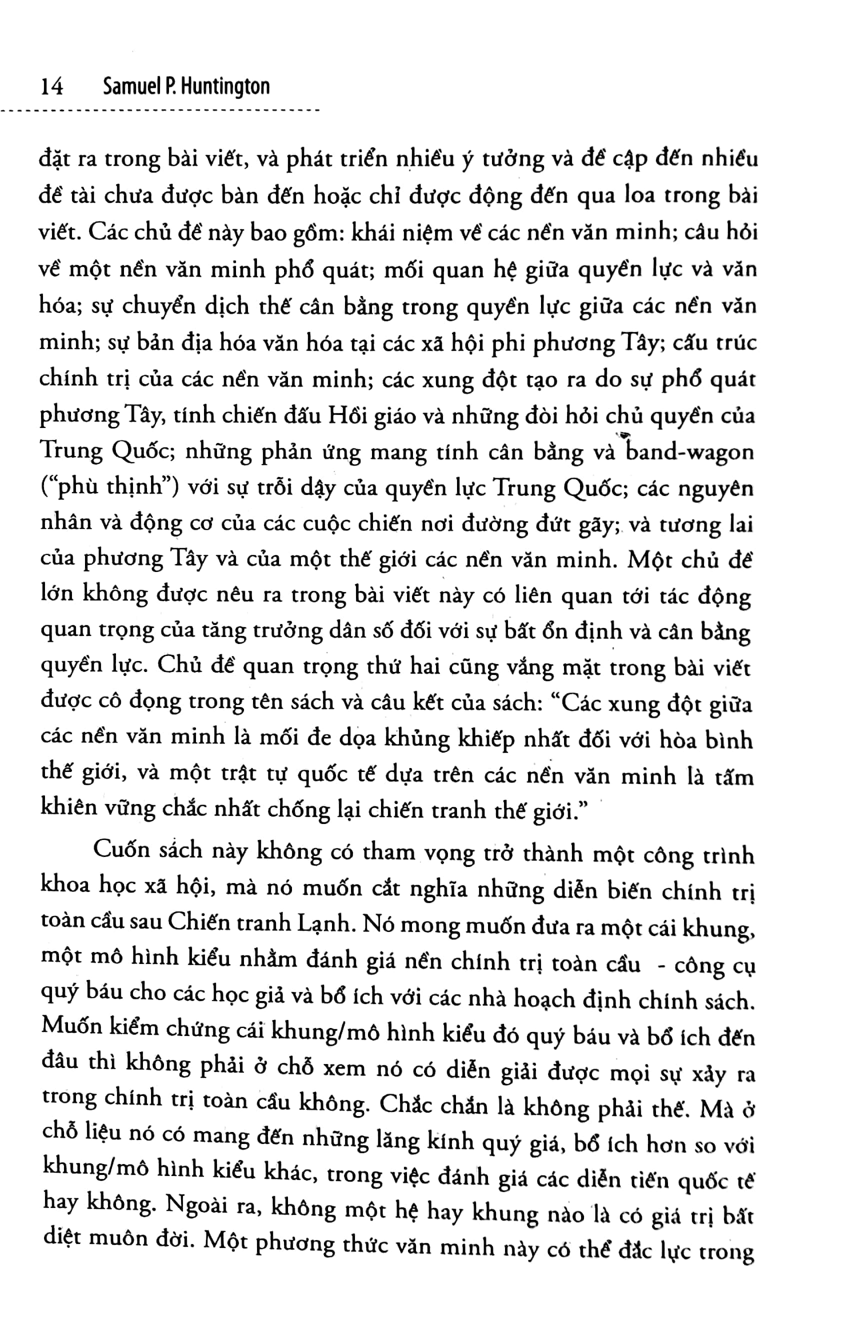 sự va chạm giữa các nền văn minh và sự tái lập trật tự thế giới - bìa cứng (tái bản 2023)