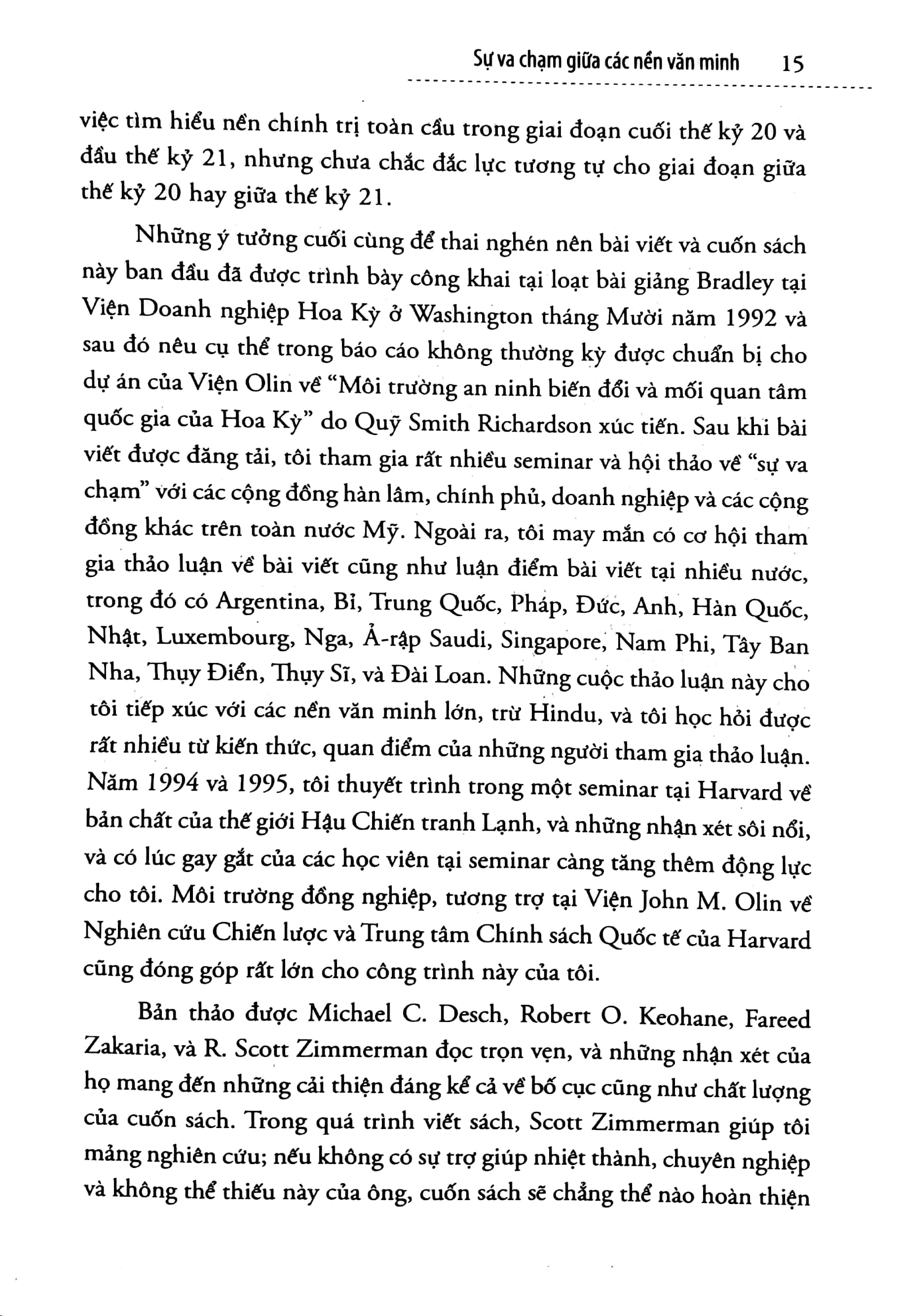 sự va chạm giữa các nền văn minh và sự tái lập trật tự thế giới - bìa cứng (tái bản 2023)