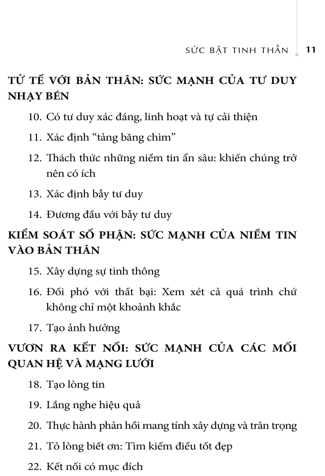 sức bật tinh thần - 10 thói quen cho cuộc sống chất lượng