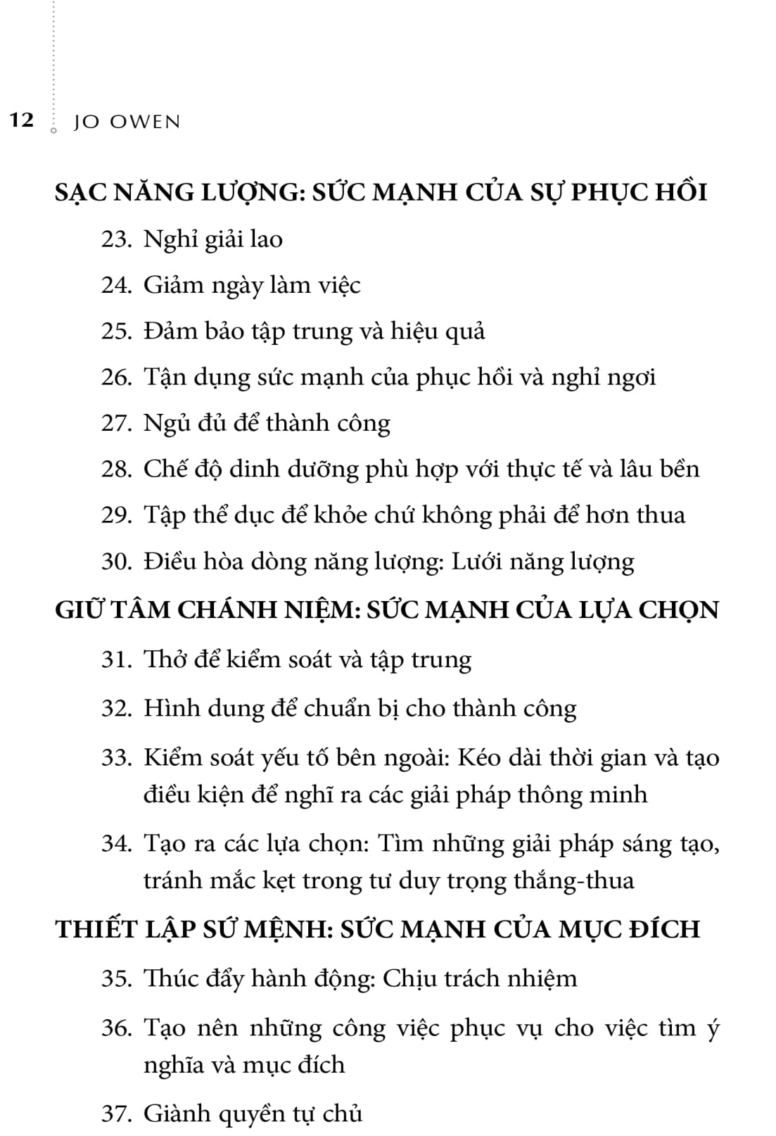sức bật tinh thần - 10 thói quen cho cuộc sống chất lượng