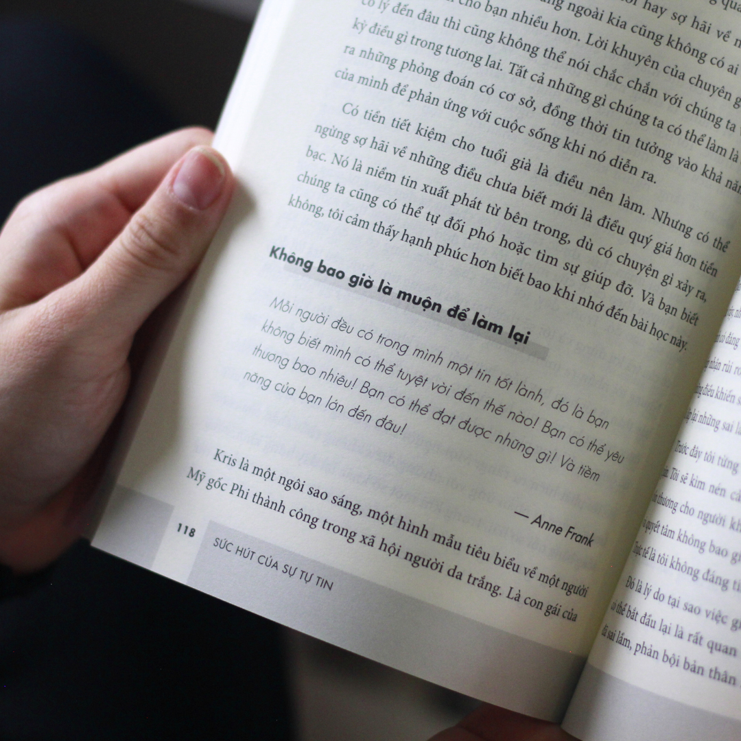 sức hút của sự tự tin