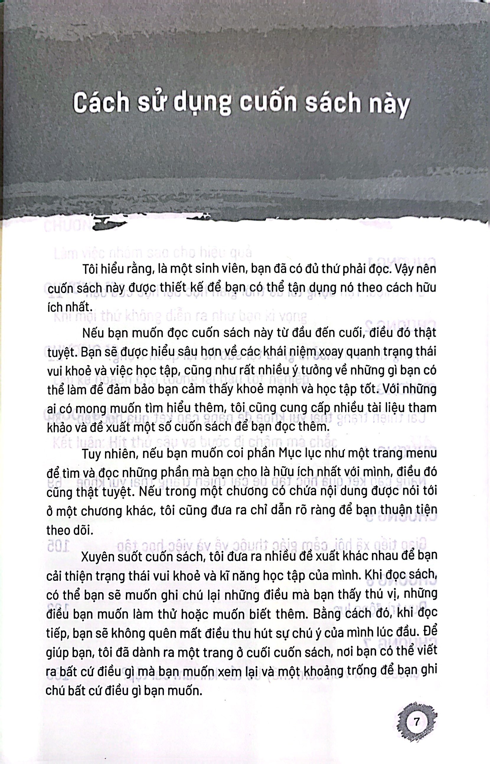 sức khỏe tốt học tập tốt - tận dụng tối đa quãng thời gian đại học của bạn