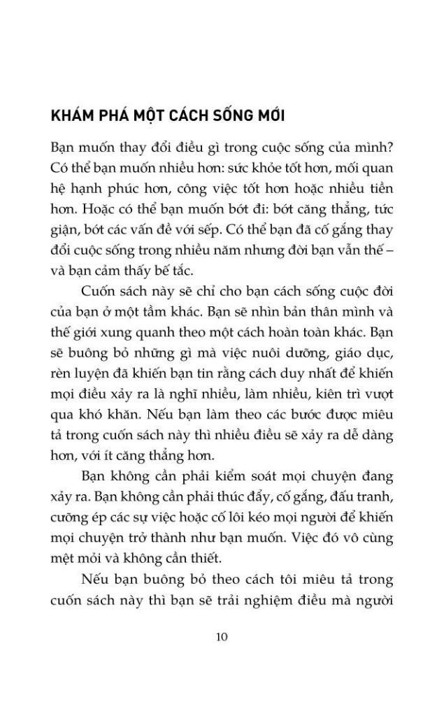 sức mạnh của buông bỏ - học cách buông bỏ để tự do