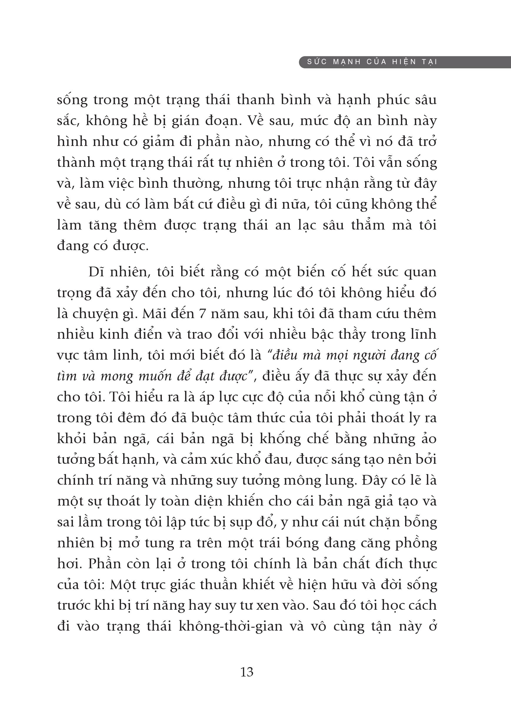 sức mạnh của hiện tại (tái bản 2021)