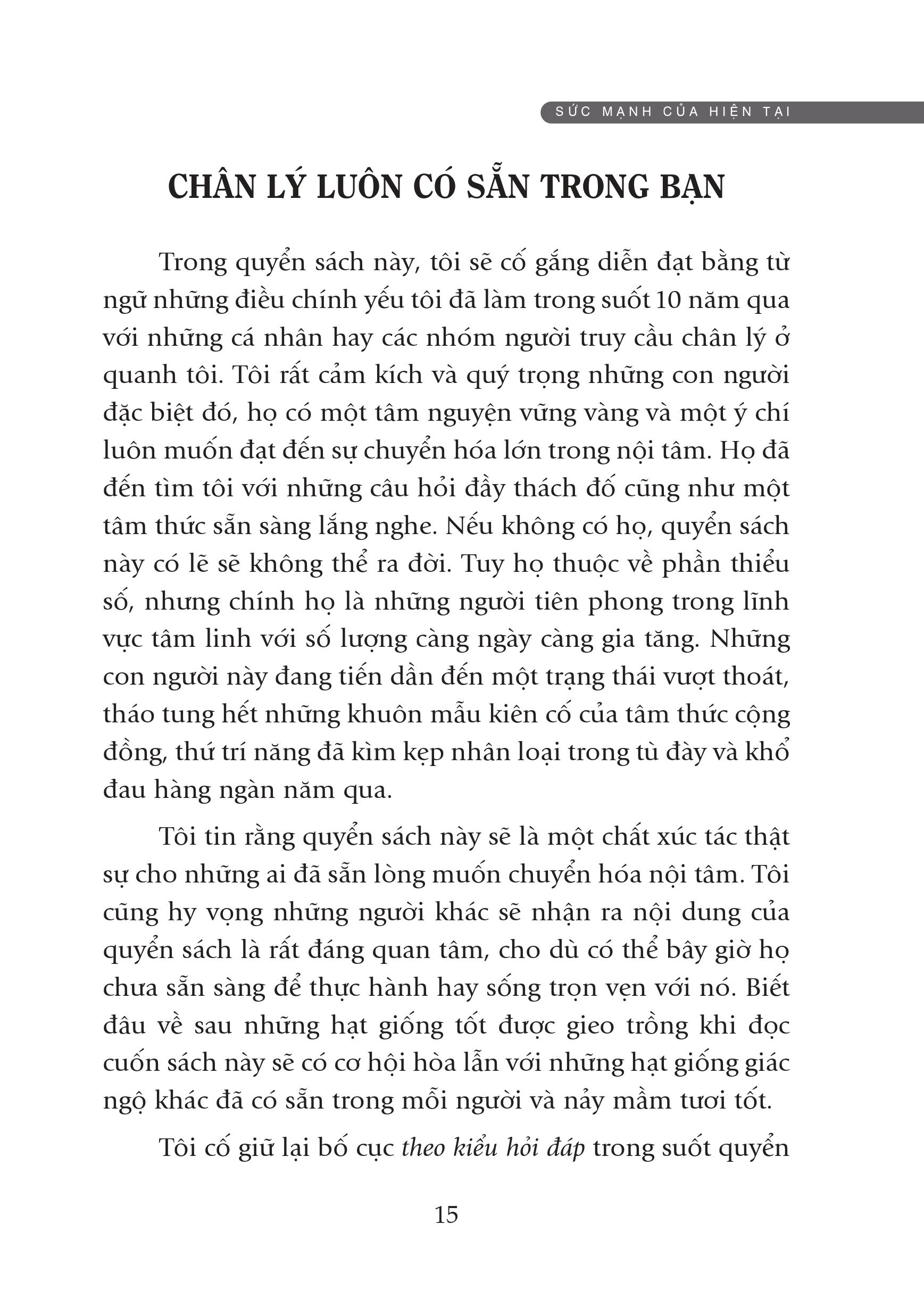 sức mạnh của hiện tại (tái bản 2021)