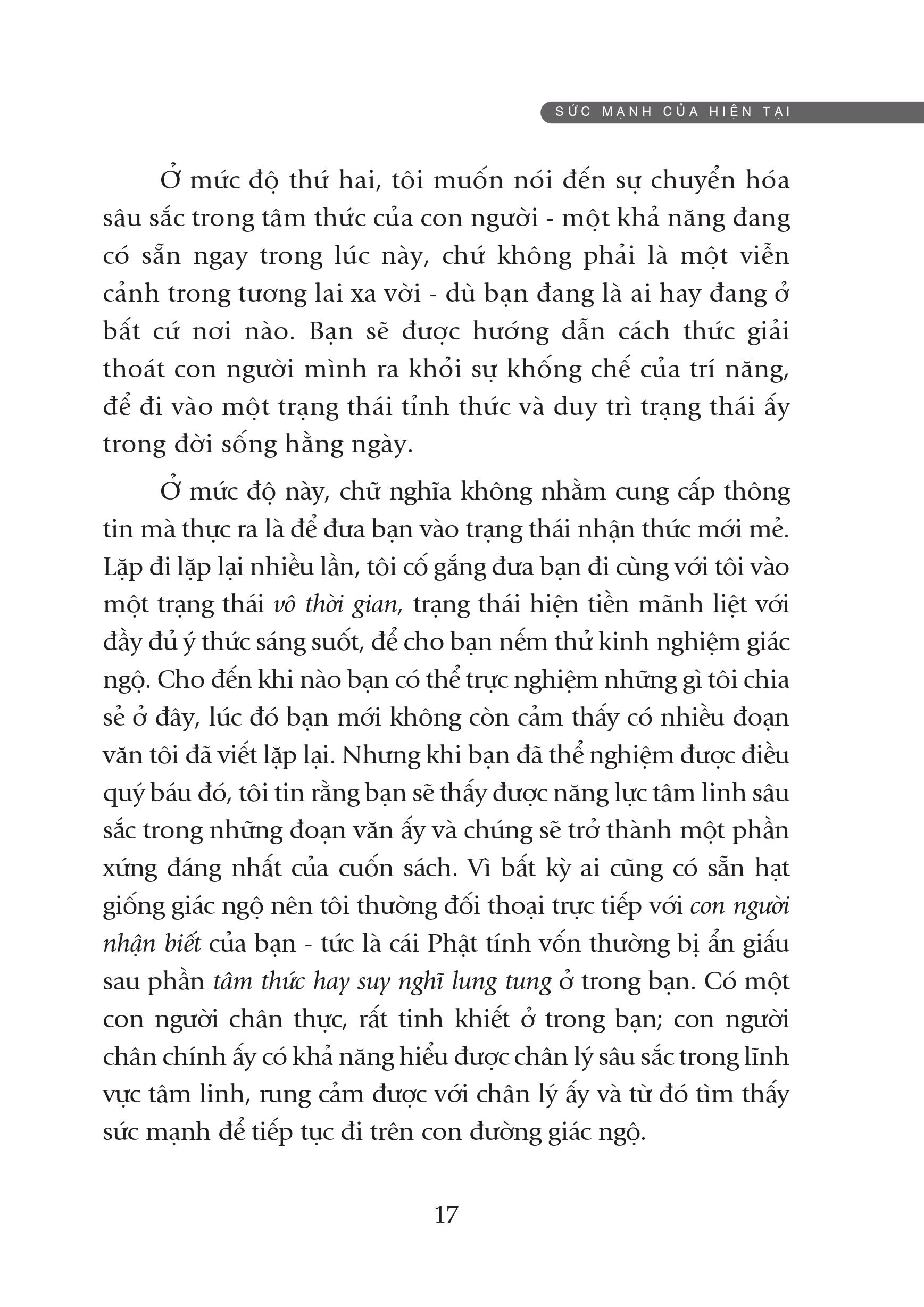 sức mạnh của hiện tại (tái bản 2021)