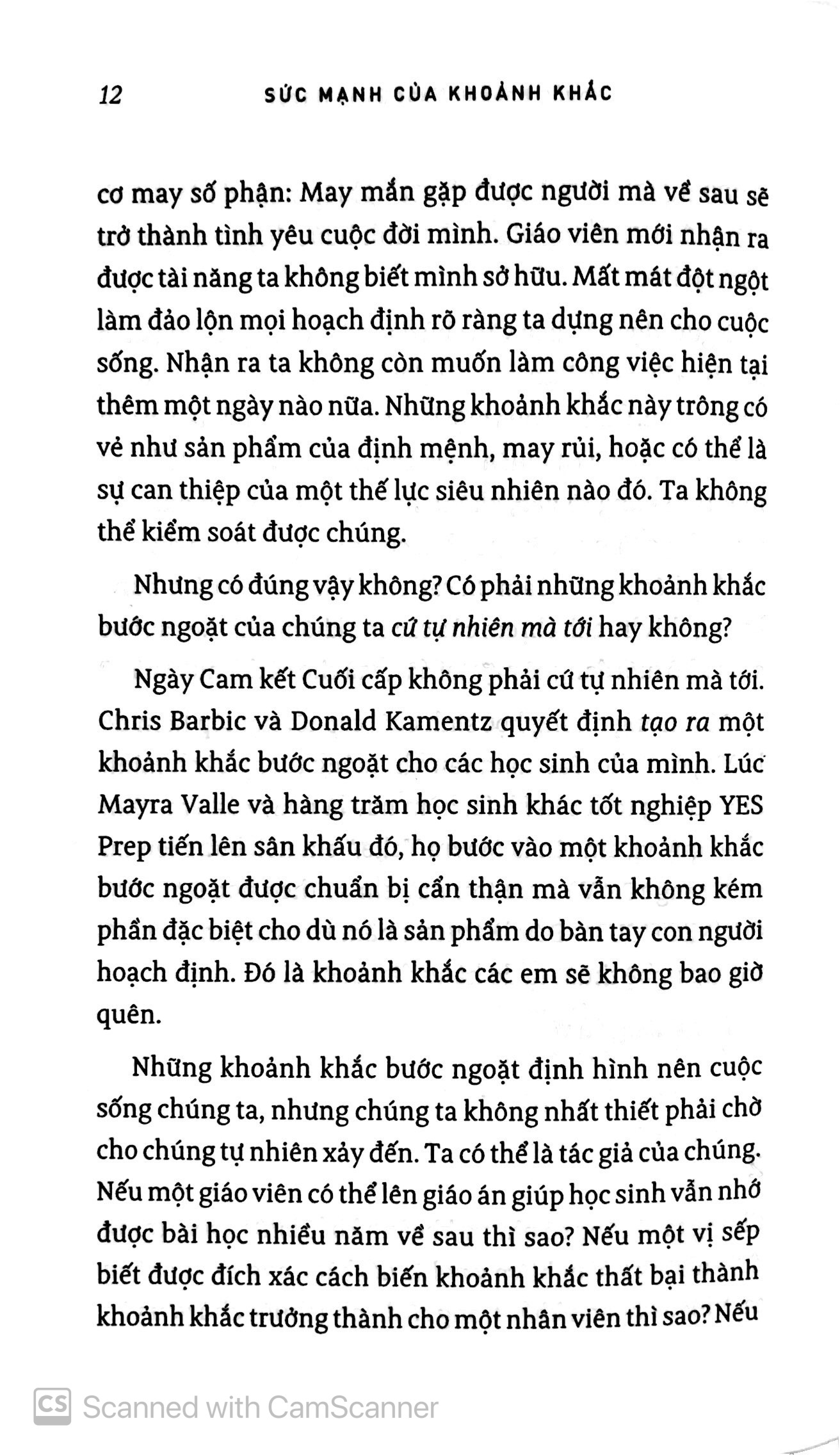 sức mạnh của khoảnh khắc