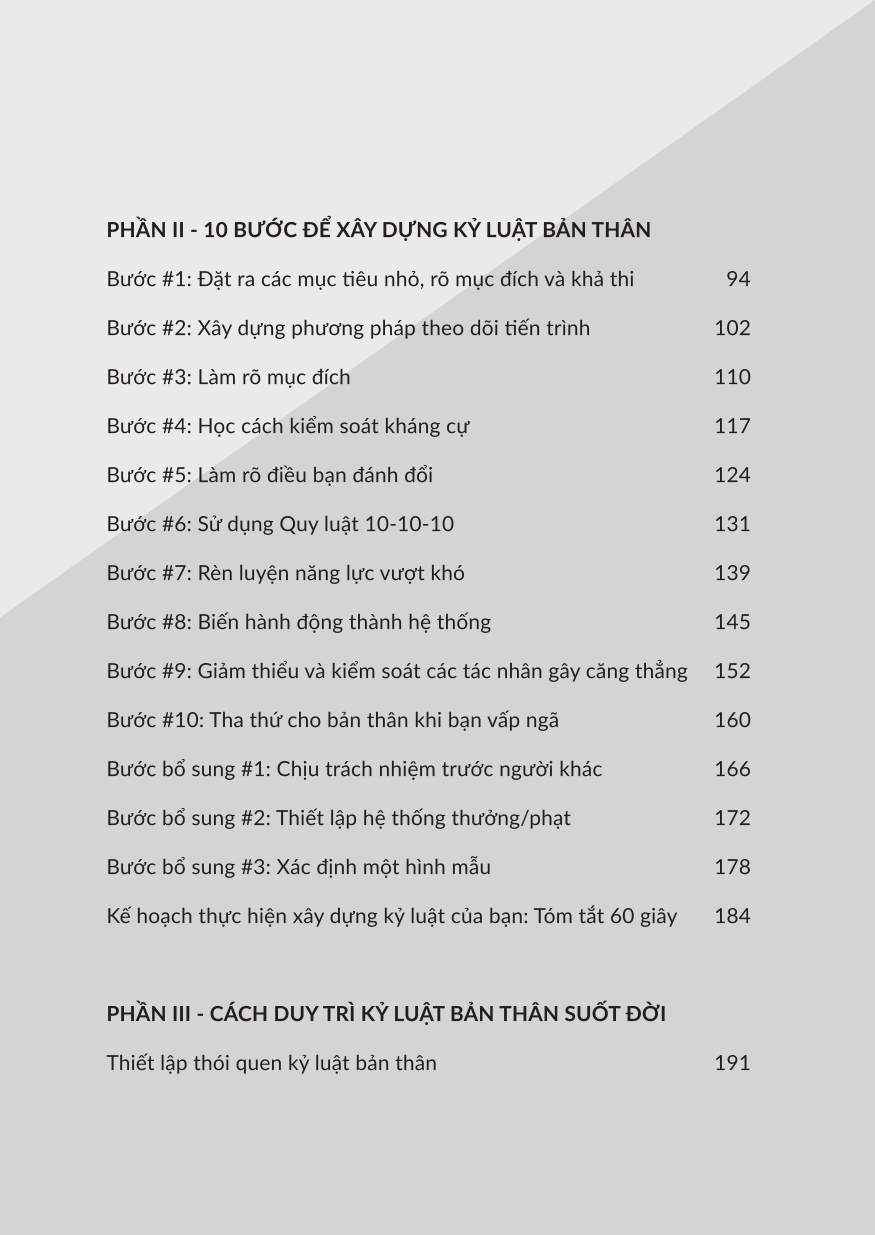 Sức Mạnh Của Kỷ Luật Bản Thân